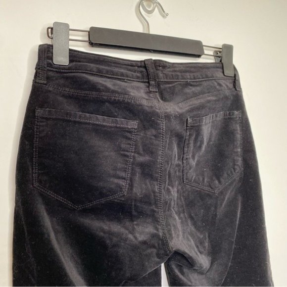 L’AGENCE Margot High Rise Corduroy Skinny Jeans in Lead Black - Picture 5 of 9